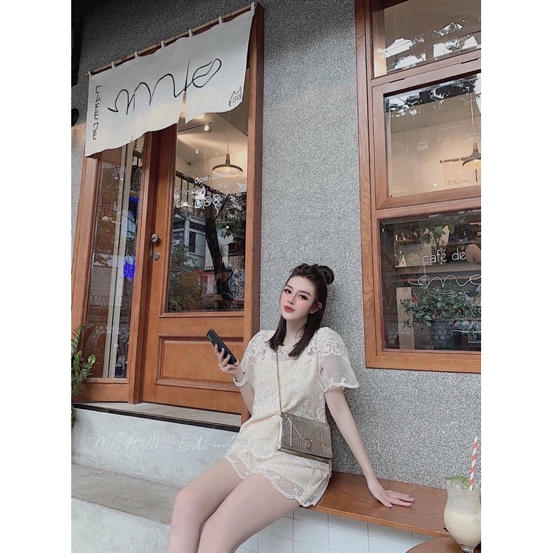 SALE Set áo + quần ren cao cấp sz sm loại 1 qccc (fom rộng) | BigBuy360 - bigbuy360.vn