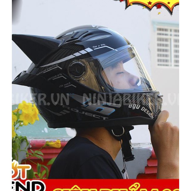 Sừng Batman gắn nón bảo hiểm
