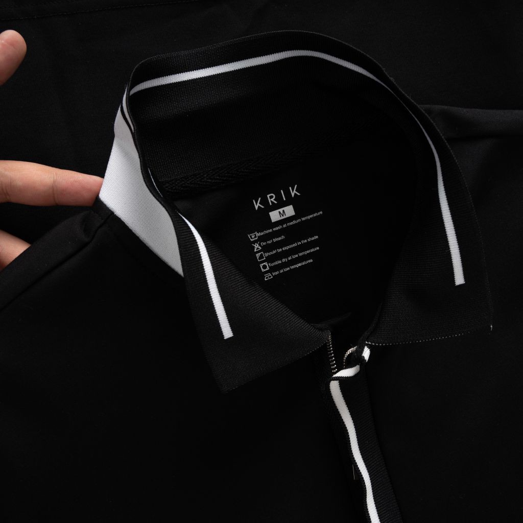 Áo Phông Polo Local Brand Nam Đẹp Chính Hãng KRIK Chất Vải Cotton Có Khóa Zip 4006 | BigBuy360 - bigbuy360.vn