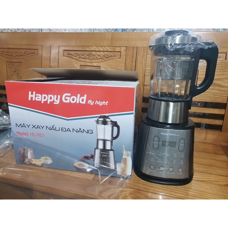 Máy Làm Sữa Hạt HAPPYGOLD HG-M01- 10 TÍNH NĂNG TRONG MỘT CHIẾC MÁY -NẤU XAY SỮA HẠT CỰC MỊN , CỰC ÊM ,DUNG TÍCH 1.75L