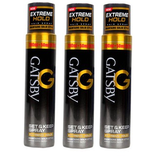 Gôm xịt tóc nam GATSBY SUPER HARD 250ml