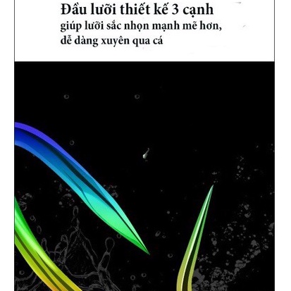 Móc Lưỡi Câu TiTan 7 Màu Không Ngạnh Cực Chắc Chắn Dùng Cho Cần Câu Tay