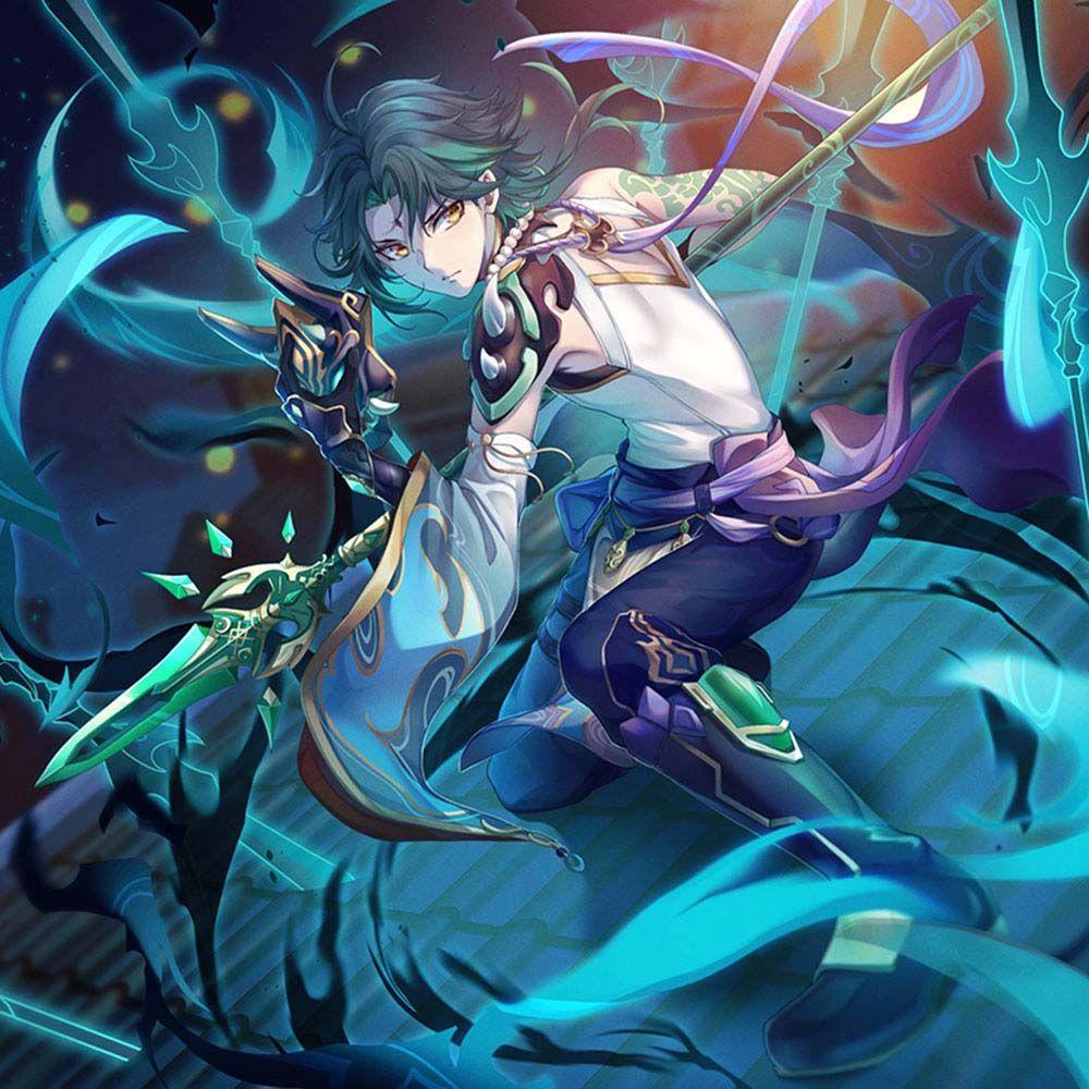 Vòng Cổ Choker Kim Loại Hóa Trang Genshin Tartaglia Game Genshin Cá Tính Sáng Tạo Cho Nam