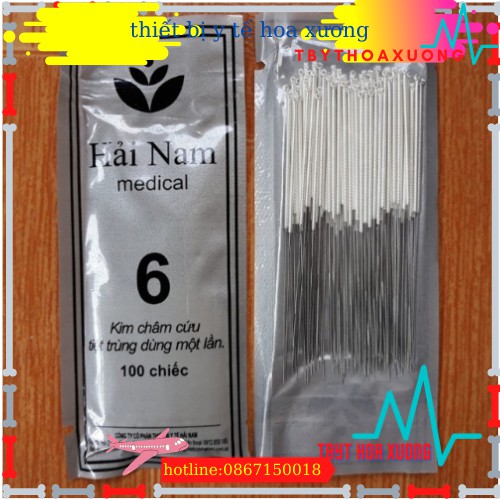Kim châm cứu các số gói 100kim 3.4.5.6.7.8.9.10