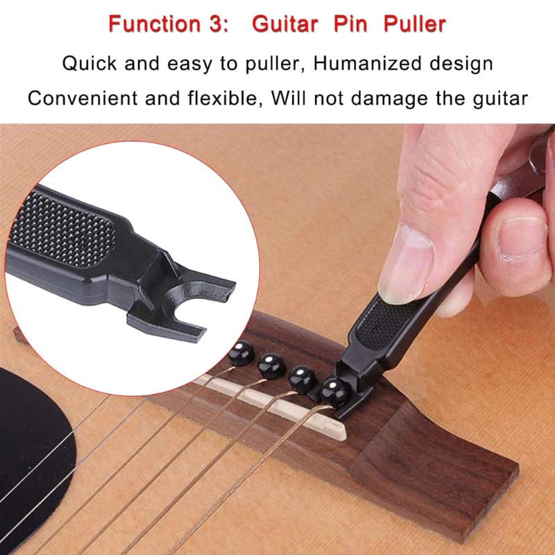 Dụng cụ tháo chốt dây đàn 3 trong 1 dành cho đàn guitar acoustic