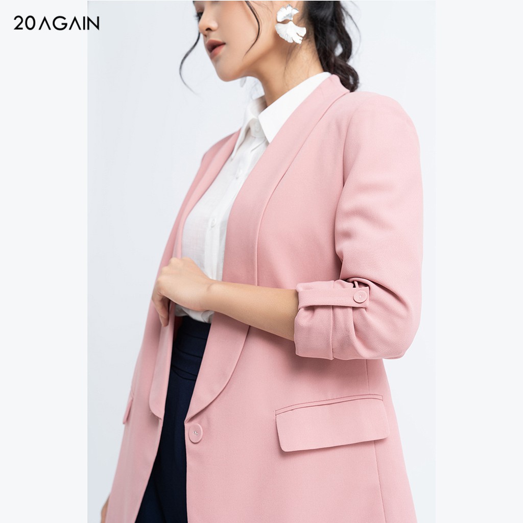 [Mã FAMALLT5 giảm 15% đơn 150k] Áo vest dài 2 lớp cổ sam - VDA0673 - 20 Again | BigBuy360 - bigbuy360.vn