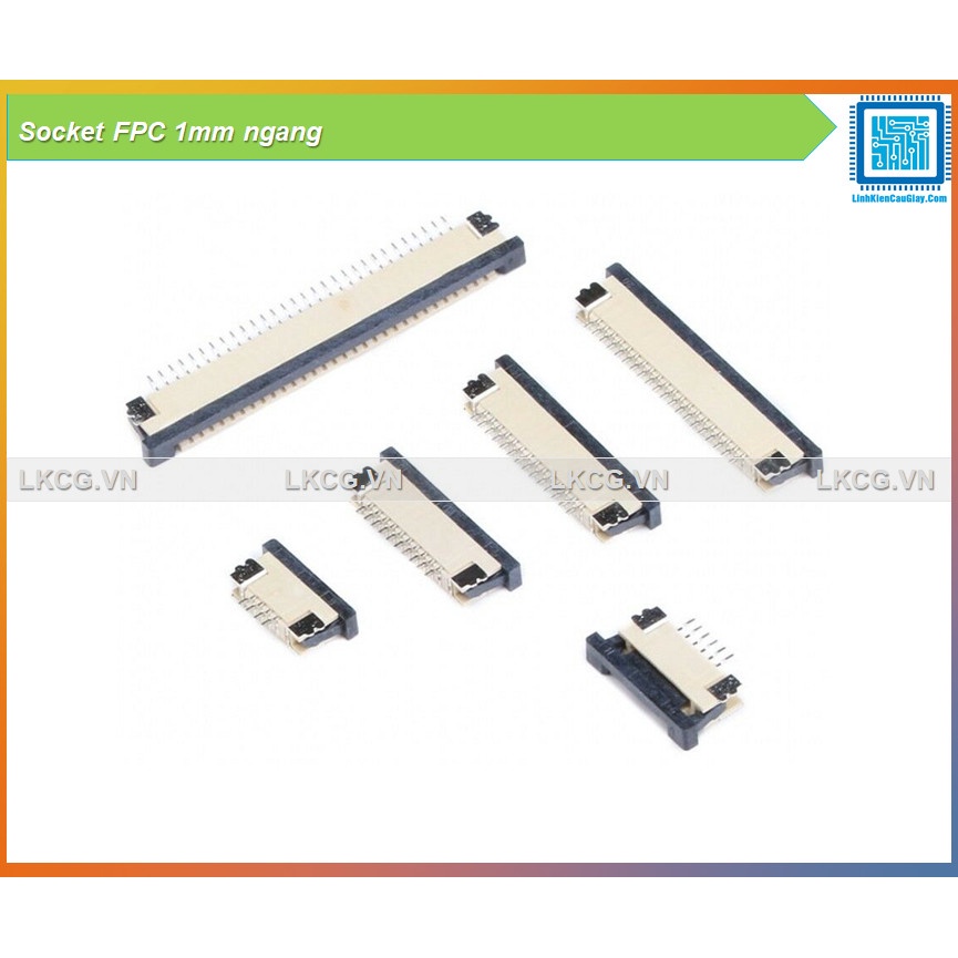 Socket FPC 1mm ngang