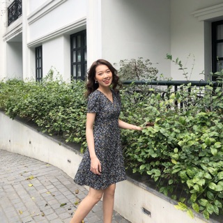 Váy hoa bảy mảnh
