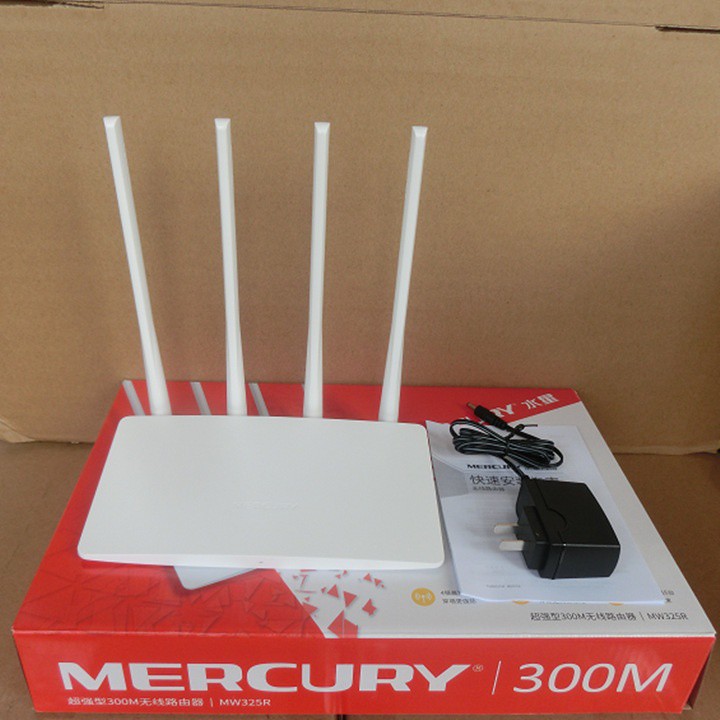 BỘ PHÁT WIFI MERCURY MW325R 4 ANTEN GIÁ RẺ