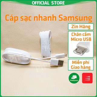 Cáp micro usb Samsung sạc điện thoại nhanh chuẩn zin theo máy dòng S Note A J M