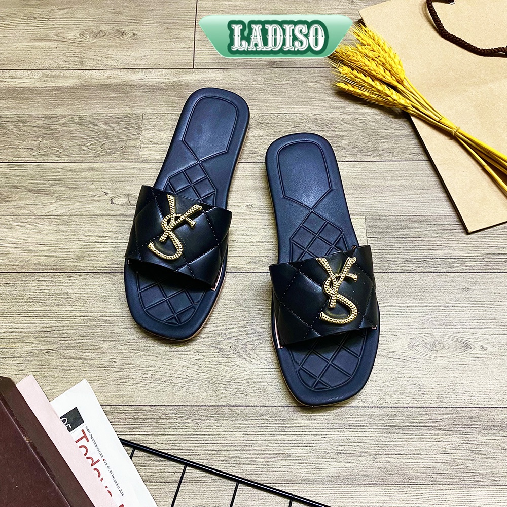 Dép nữ quai ngang LADISO nhiều màu, đế nhựa dẻo chống trơn trượt TT354