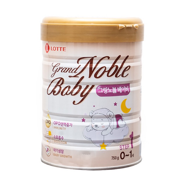 Sữa bột GRAND NOBLE BABY 750g dành cho bé từ 0 – 1 tuổi