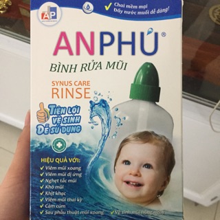 BÌNH RỬA MŨI AN PHÚ - GIẢM KHẢ NĂNG NHIỄM KHUẨN ĐƯỜNG HÔ HẤP