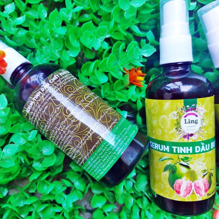 Tinh dầu bưởi mọc tóc, hói, gàu Ling 100ml