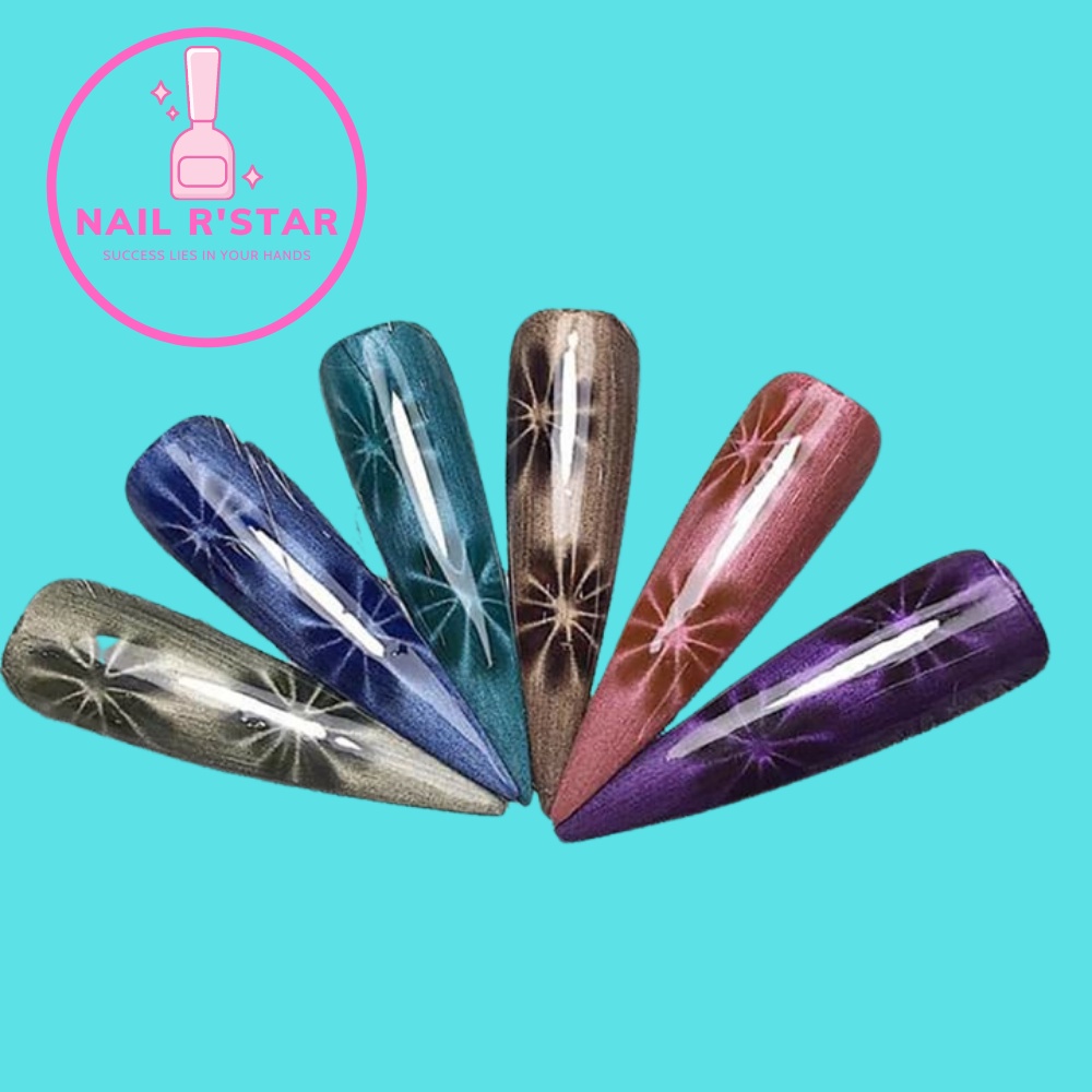 Nam châm mắt mèo tạo hoa NAIL R’STAR