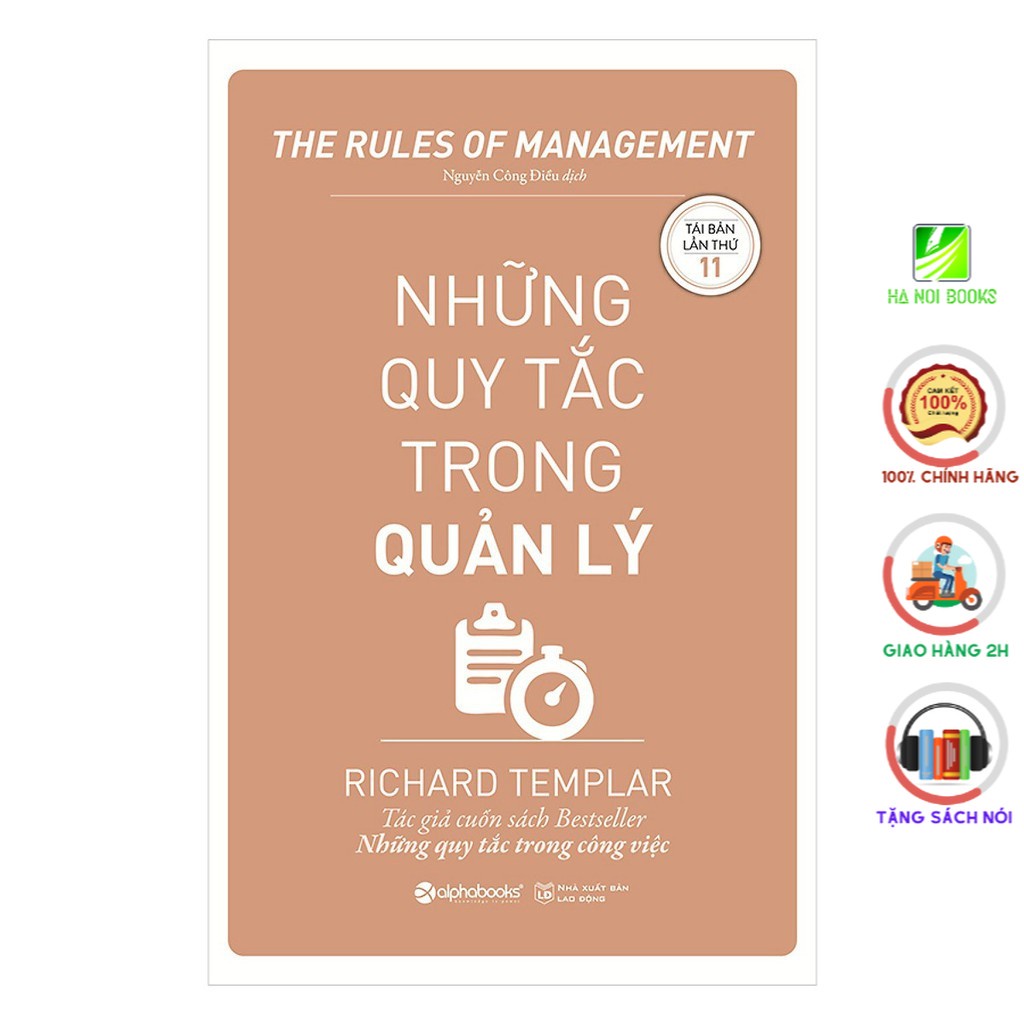 Sách - Những quy tắc trong quản lý