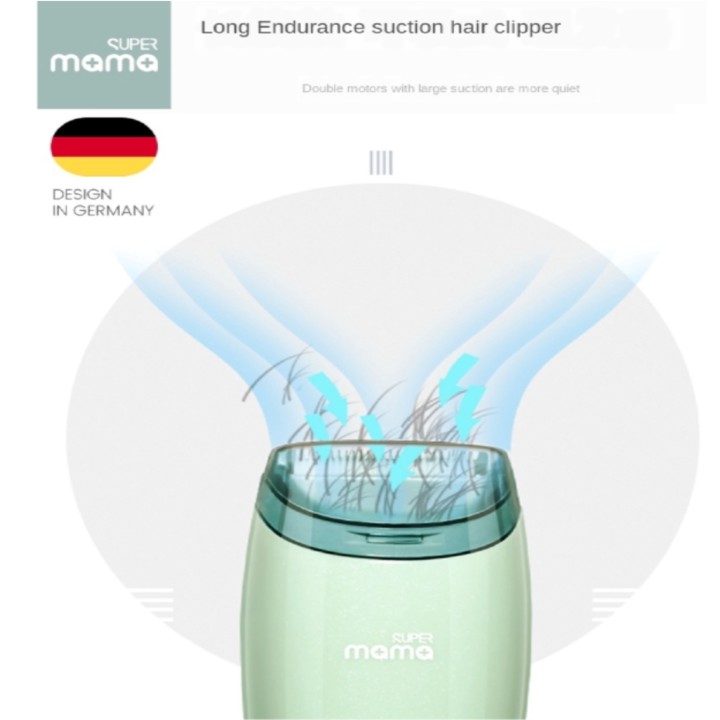 Tông đơ cắt tóc cao cấp cho bé thương hiệu Super Mama SM-3689 - Bảo hành 12 tháng chính hãng