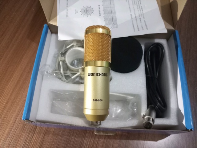 Micro karaoke thu âm BM900 hát cực hay giá tốt nhất