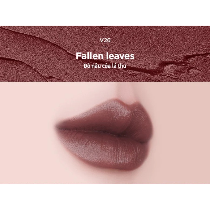 Son Kem Lì Merzy vỏ đen Noir In the Velvet Tint V23, V24, V25, V26, V27, V28 | BigBuy360 - bigbuy360.vn