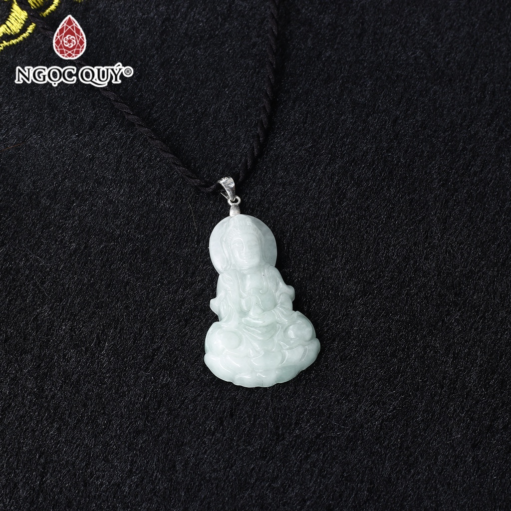 Mặt dây chuyền quan âm CT phỉ thúy - Ngọc Quý