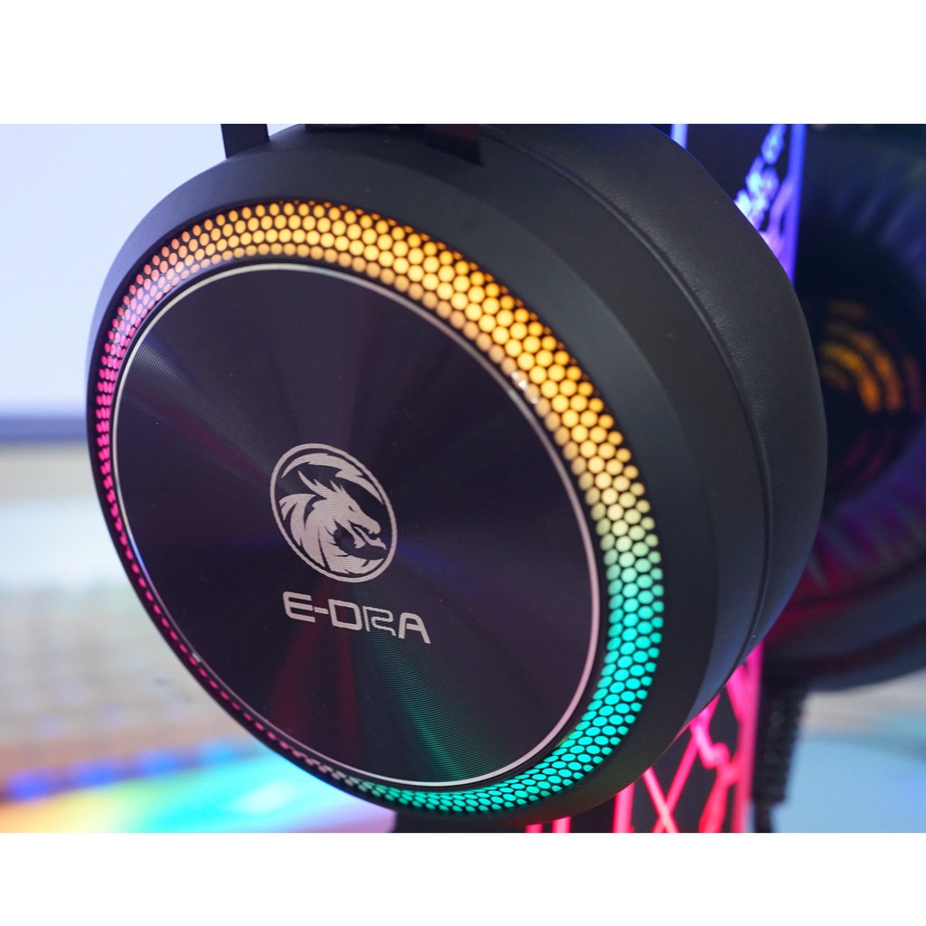 TAI NGHE GAMING E-DRA EH412 PRO 7.1 LED RGB HÀNG CHÍNH HÃNG