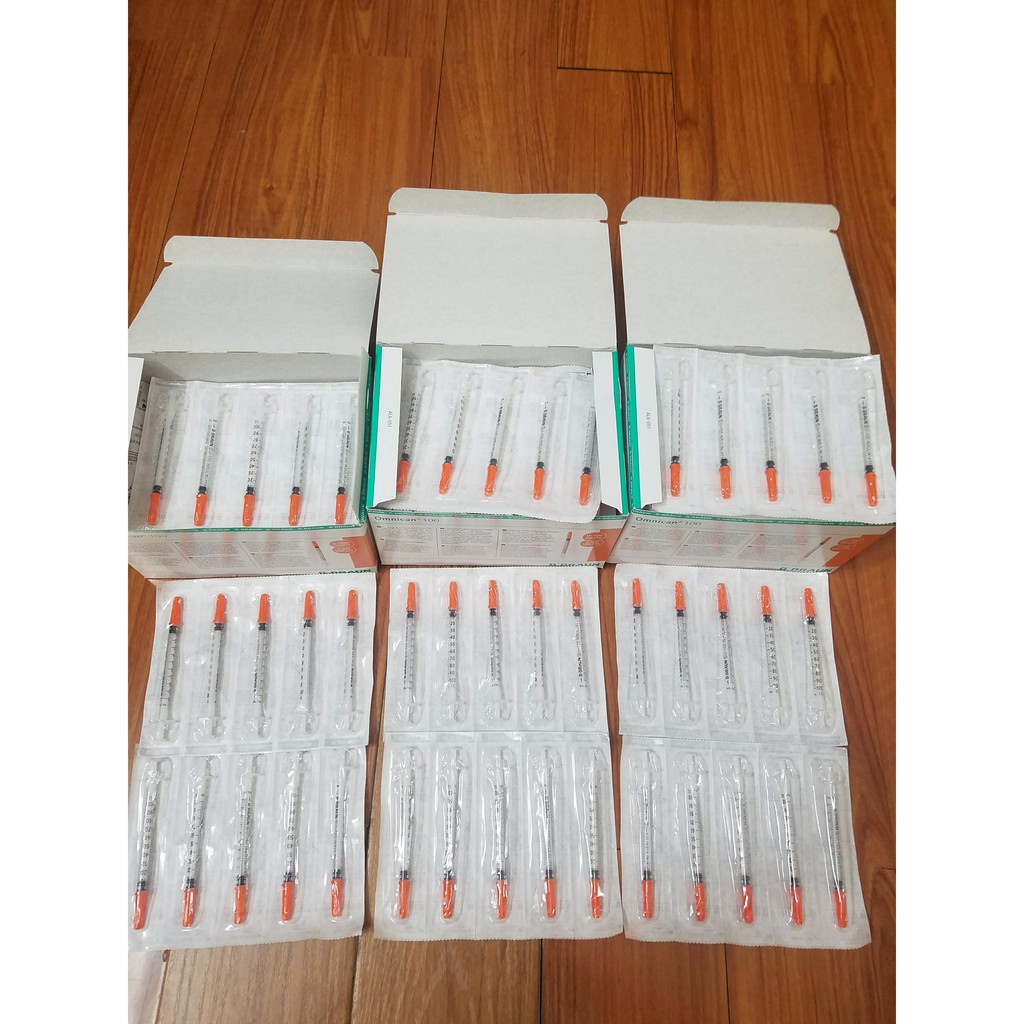 (Q1-HCM) (10 Cây) Kim Tiểu Đường 1cc Insulin Bbraun - Kim Tiêm Thẩm Mỹ Filler - Tiêm Giảm Béo 30G Cao Cấp