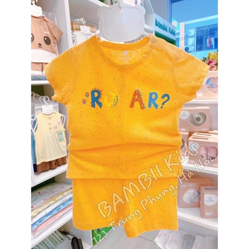 Bộ cộc tay bé trai, bé gái cotton Nuke Lullaby