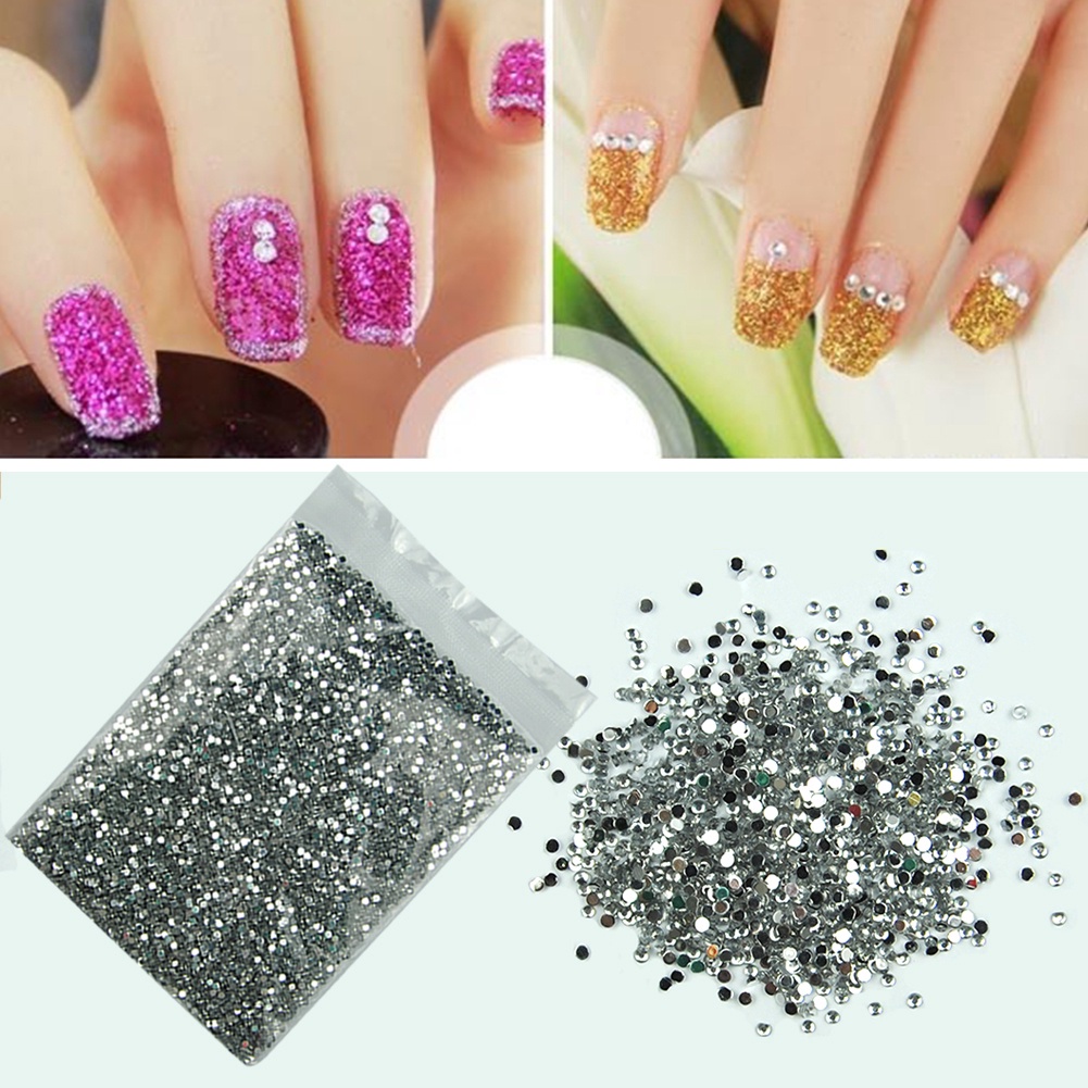 Bộ 1000 Hạt Đá 3D Đính Móng Nghệ Thuật Sáng Tạo