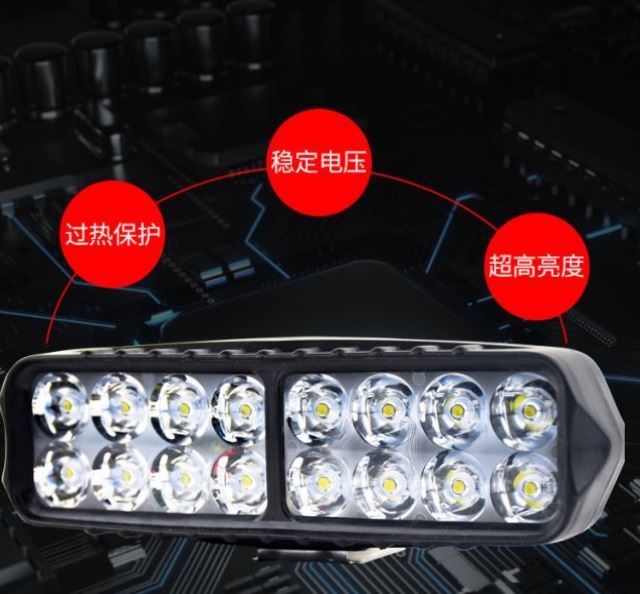 Đèn điện xe gắn máy Đèn LED Đèn pha siêu sáng 12V48V 60V phụ kiện sửa đổi không thấm nước xe ô tô bên ngoài