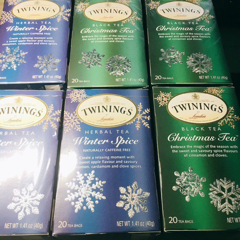 Trà Twinings trà đen Giáng sinh và Winter Spice date 2023