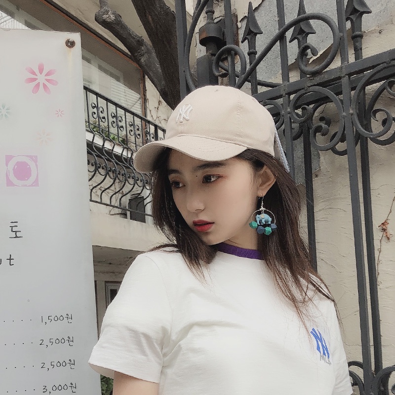 Mũ Lưỡi Trai NY Mềm Mại Phong Cách Retro Hàn Quốc Cá Tính
