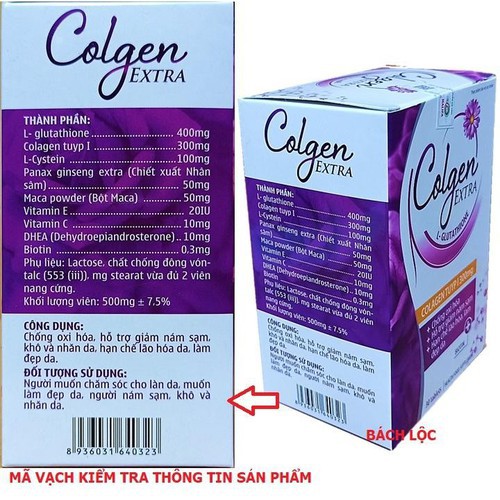 Viên Uống Colagen Extgra Giúp Đẹp Da - Bổ Sung Vitamin A E C
