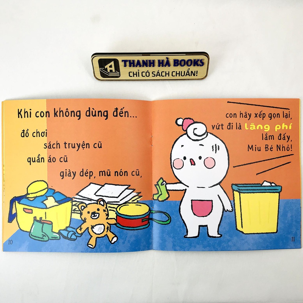 Sách - Ehon Kĩ Năng Sống - Miu Bé Nhỏ - Combo 8 quyển (3-6 tuổi) Phần 2