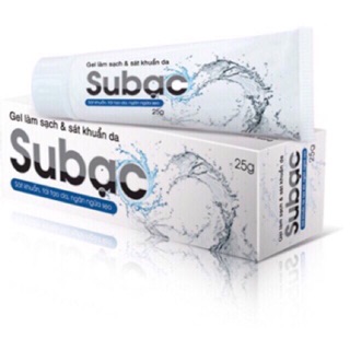 Subac sát khuẩn , tái tạo da, liền sẹo
