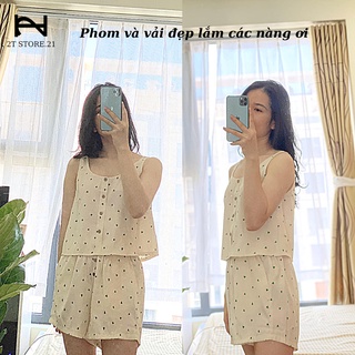 Bộ Đồ Ngủ Mặc Nhà Dễ Thương (Vải mát)