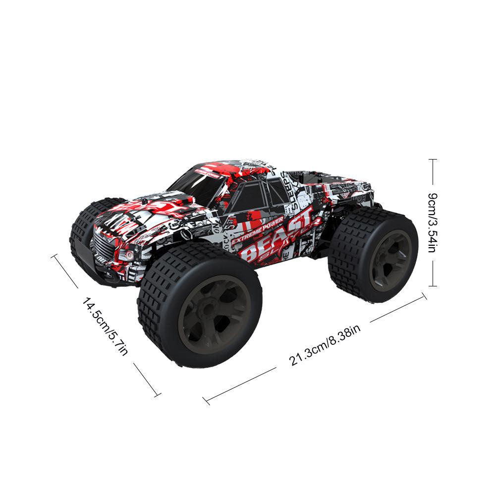 Lay Tốc Độ Cao 1:20 30 Km/h Xe Điều Khiển Từ Xa RC Xe Tải Quái Vật Điện Tử Offroad-168-OXUI3