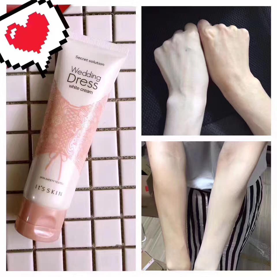 [Hàng Nội Địa] Kem Dưỡng Thể Trắng Da It's Skin Secret Solution Wedding Dress White Cream 100ml | BigBuy360 - bigbuy360.vn
