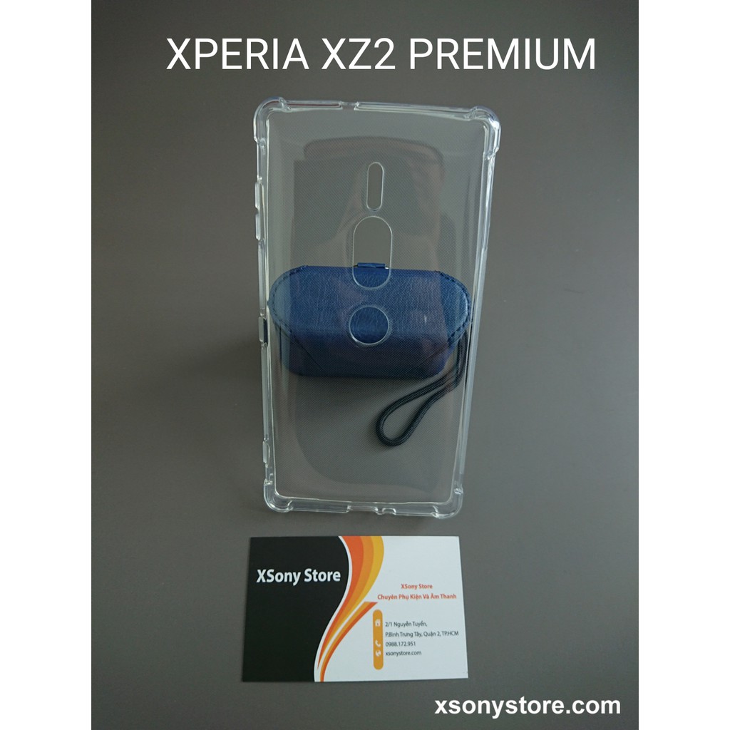 SONY XPERIA XZ2 / XZ2 PREMIUM / XZ2 COMPACT - Ốp lưng trong suốt chống sốc cao cấp