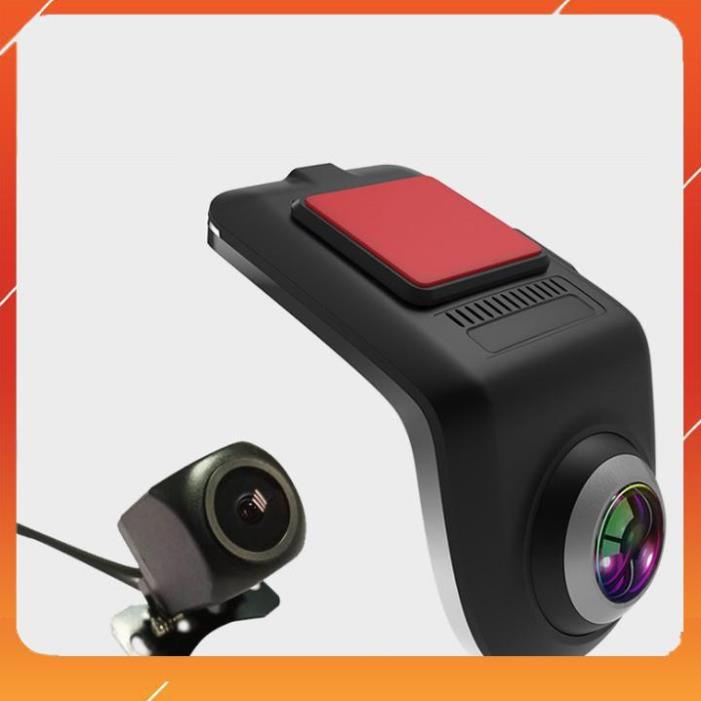 Camera Hành Trình U5 Trước Và Sau Dùng Cho Xe Ô Tô Có tích hợp Màn Hình DVD Android [HÍNH HÃNG]