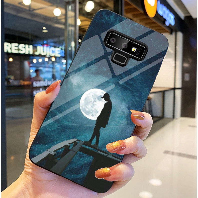 Ốp Lưng SAMSUNG GALAXY NOTE 9 Ốp kính bóng cao cấp Phi Hành Gia
