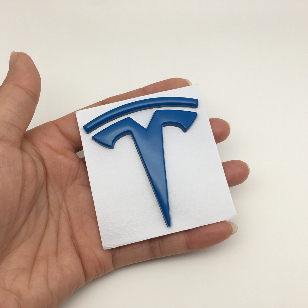 FENDER Logo 3D bằng kim loại dán trang trí đuôi xe hơi Tesla Model S Model X 3 P100D P85D 200