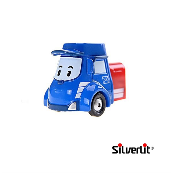 Hàng chính hãng POLI Hàn Quốc - Posty Hợp Kim Silverlit (Tray) - Poli và các bạn - Đội xe cứu hộ - Robocar Poli