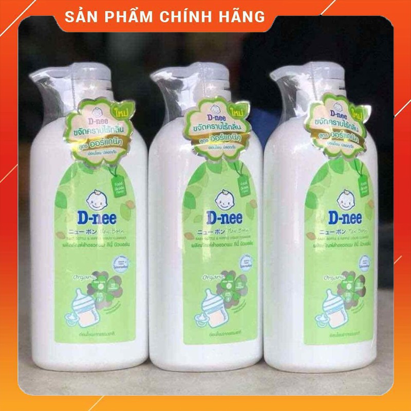 [GIÁ SỈ] Nước rửa bình sữa Dnee Organic Thái Lan dạng chai 620ml