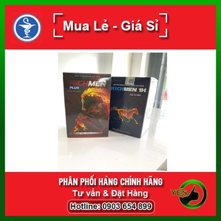 ❤ Viên Uống Sinh Lý - KICHMEN PLUS - KICHMEN 1H - Đánh Thức Bản Lĩnh Phái Mạnh (Hộp 30 Viên)