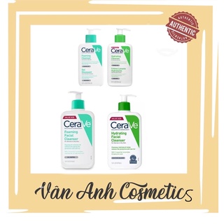 Sữa rửa mặt Cerave, dùng cho da dầu mụn, da khô, da nhạy cảm 236ml,473ml