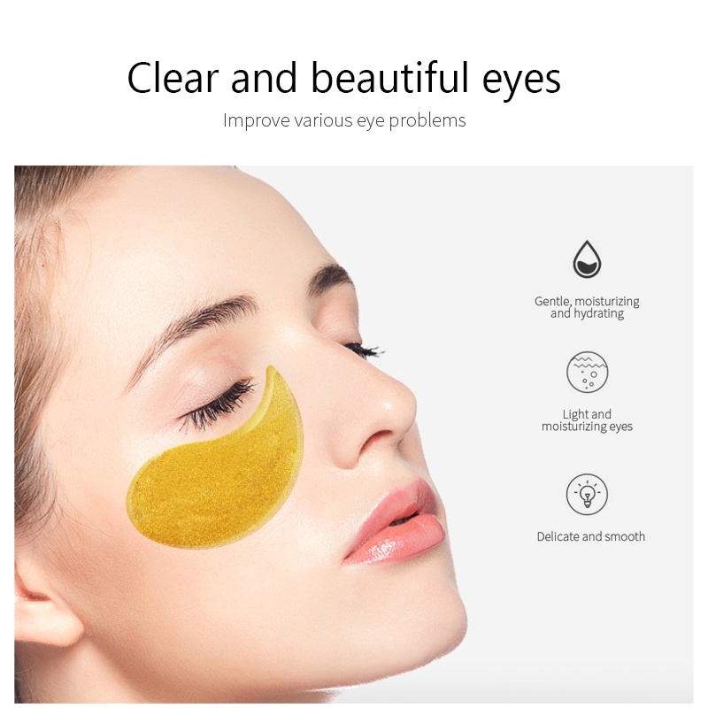 Set 60 mặt nạ mắt DIAKE collagen trứng cá muối chống nếp nhăn lão hóa