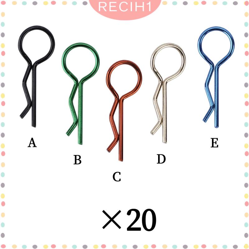 Set 20 Kẹp Chữ R Cho Xe Hơi Điều Khiển Từ Xa Tỉ Lệ 1 / 6 1 / 8