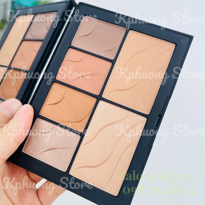 BẢNG PHẤN TỔNG HỢP MẮT NARS - BẮT SÁNG - TẠO KHỐI SUMMER LIGHT , HOT NIGHT CHÍNH HÃNG