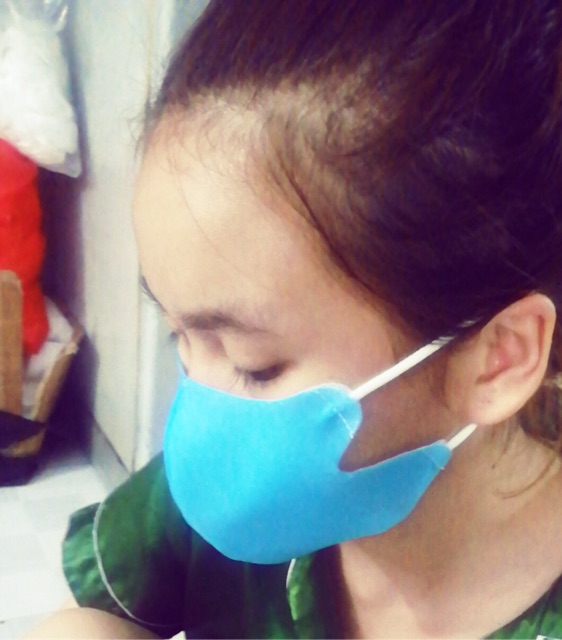 Sét 10c khẩu trang 3D thời trang lọc bụi dây chun co giãn đeo thoáng khí