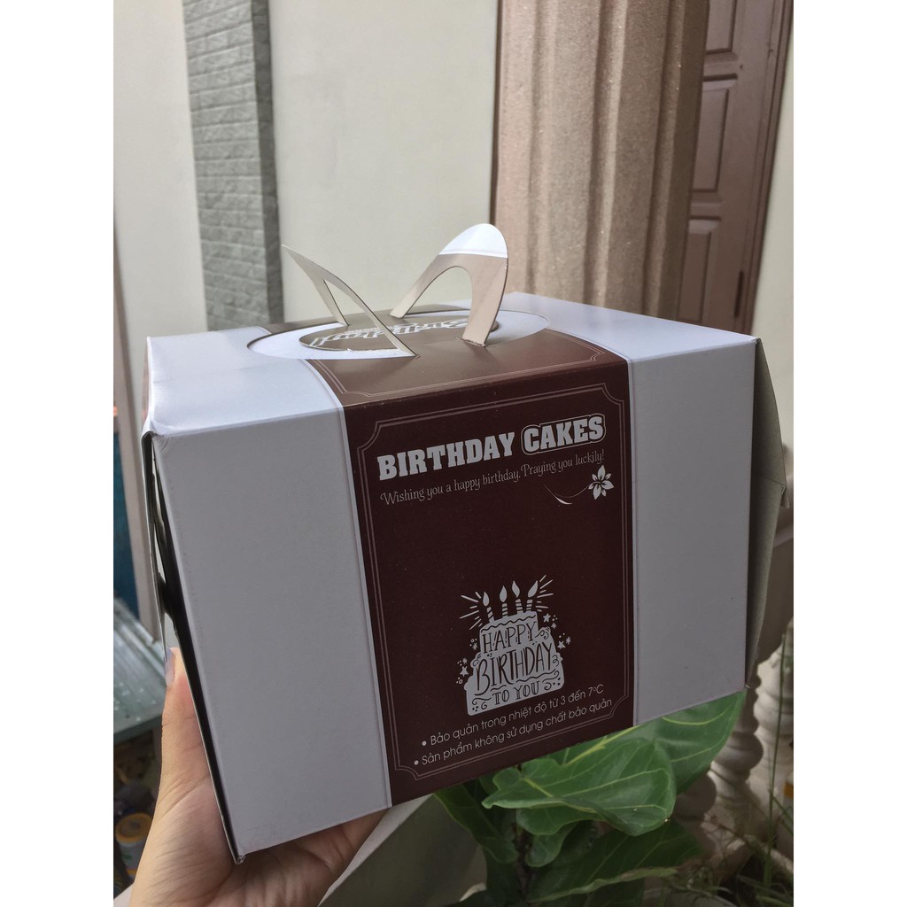 Hộp giấy đựng bánh sinh nhật cho đế 24cm (kích thước 24cm cao 16.5cm) (không kèm đế) | BigBuy360 - bigbuy360.vn